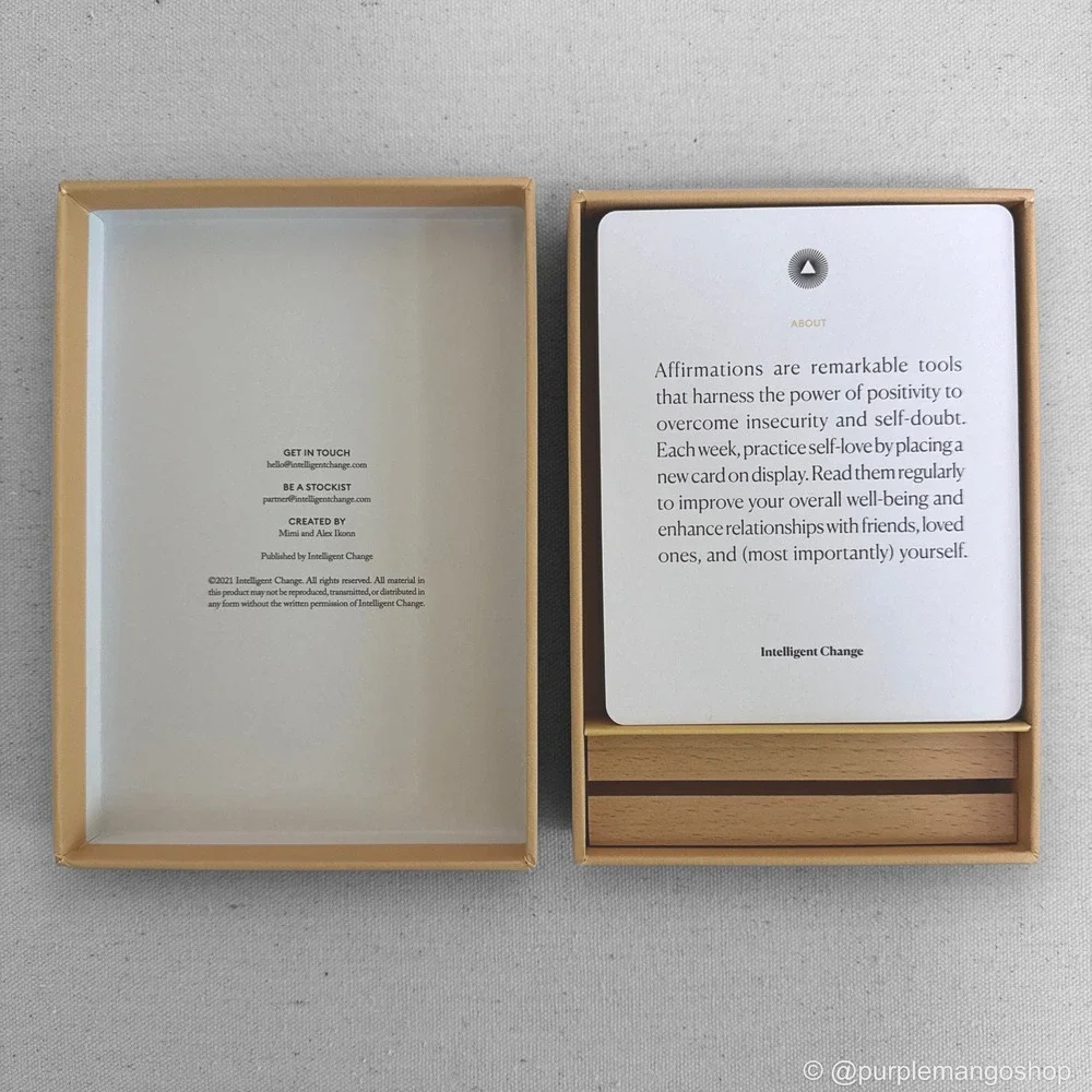 Intelligent Change Five Minute Journal + Mindful Affirmations Bundle NWOT